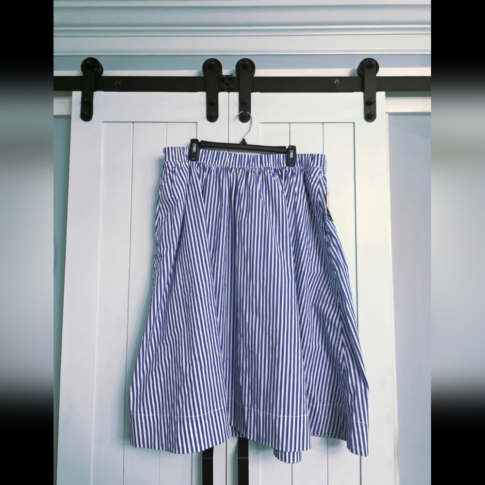 St. John's Bay Skirt High Rise Striped Skirt. NEW!